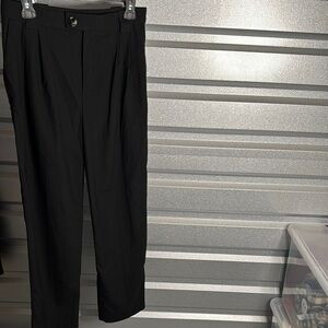 Mango / MNG pleated Classic Black Dress Pants, Size 8